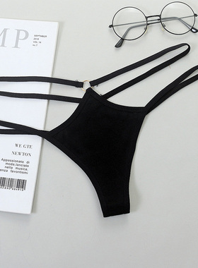 Thin Strap Hollow Panties Women Sexy G-String Soft Lingerie
