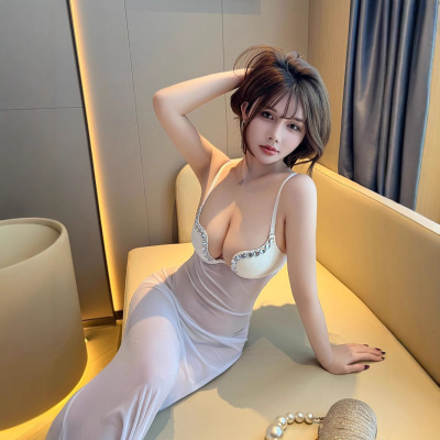 202625新款网纱透视鱼尾长
