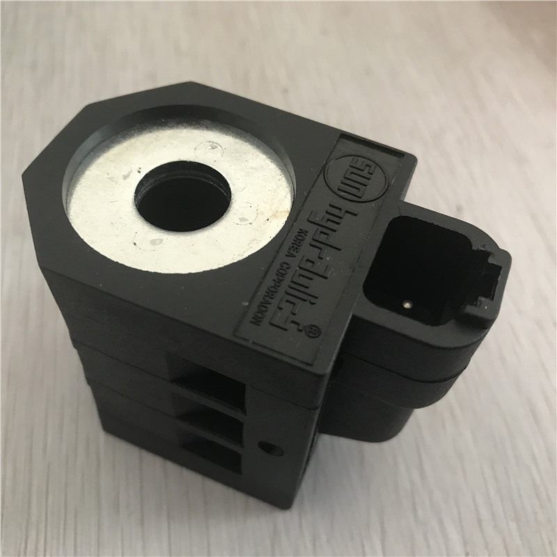 挖掘机配件现代R60/150/215/225-7先导锁电磁阀线圈阀芯线圈