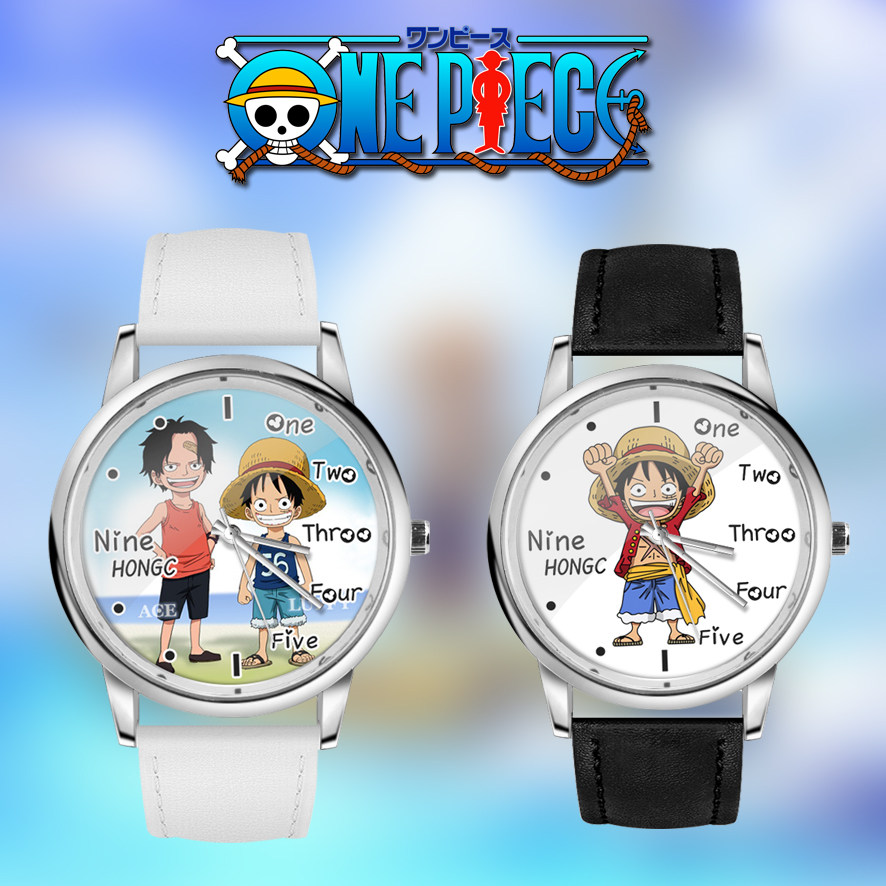 航海王海贼王路飞艾斯萨博娜美山治乔巴索隆手表防水男女学生腕表