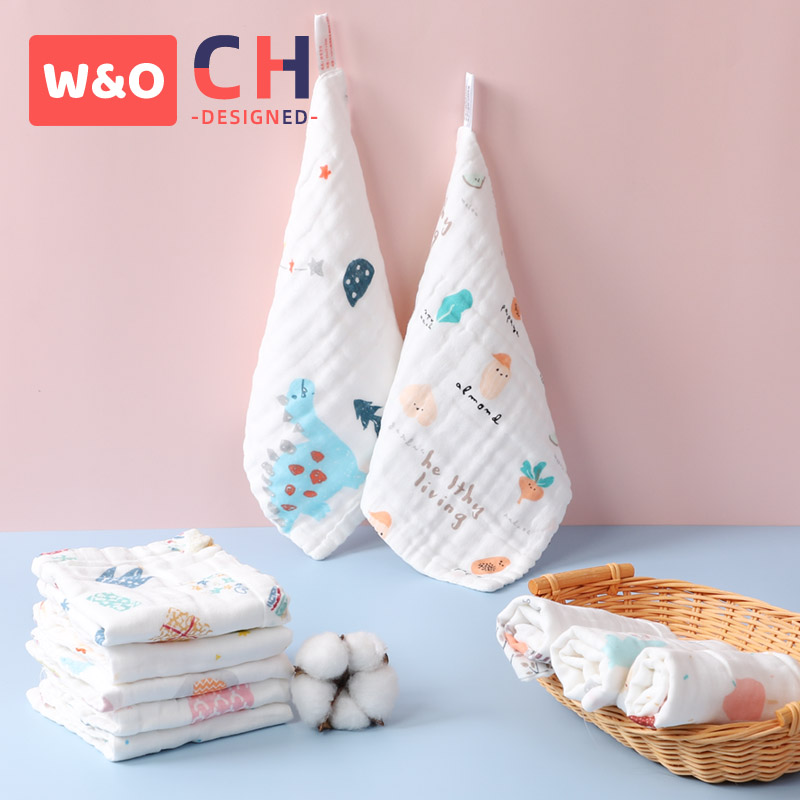 婴儿洗澡巾新生儿纯棉洗脸毛巾