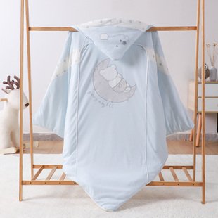 新生儿纯棉抱被春秋冬季 加厚初生婴儿包被产房包单襁褓宝宝被子