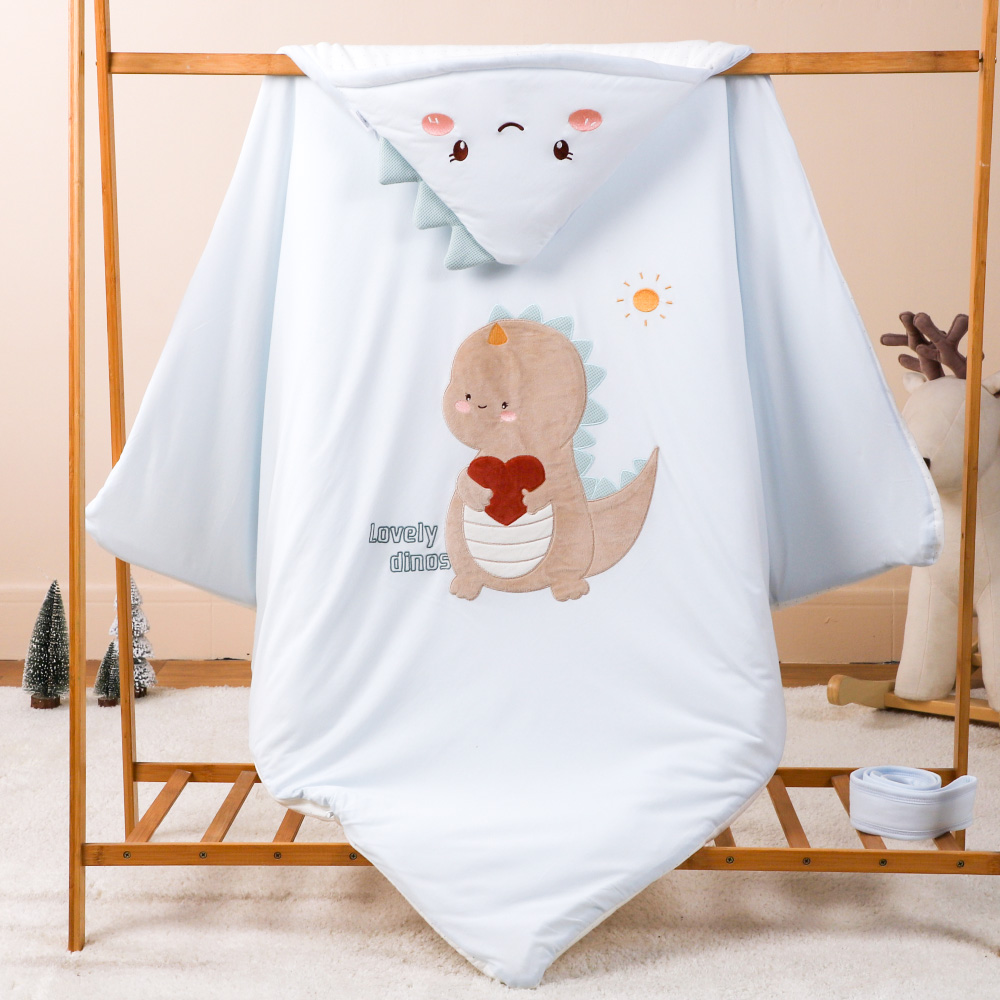 新生婴儿纯棉秋冬加厚包被可拆洗