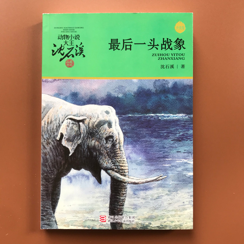 正版最后一头战象沈石溪动物小说品藏书系 适合青少年的课外启发读物教辅适合9-10-11-12岁小学三四五六年级儿童文学童话故事书籍