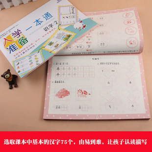 晨曦早教 一本通 识字2 幼升小幼小衔接学前入学准备一本通识字2