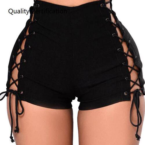 Thighdenimlacshortj