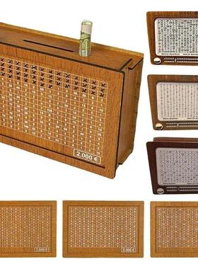 Wooden Money Box with Counter Children Money Saving Box Pigg