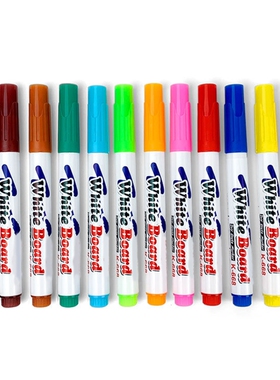 12 Colors Whiteboard Markers Erasable Colorful Marker Pens L