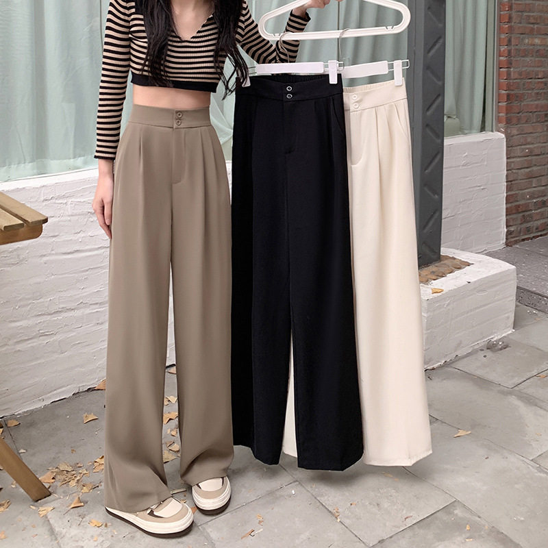 2023 women loose casual pants ladies spring long trousers女