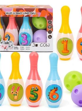 2024 Bowling Set Education Toys For Kids Toddlers Animal Num