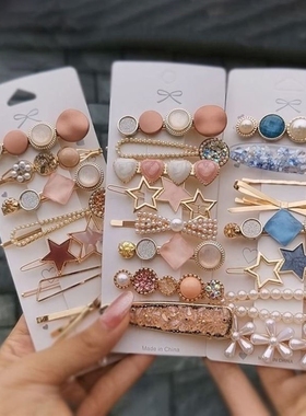 Hair clip Ins bangs hair Suit Trinkets woman Headwear