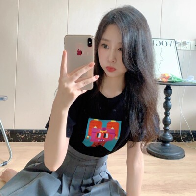 NOUNS#1568黑色纯棉T恤