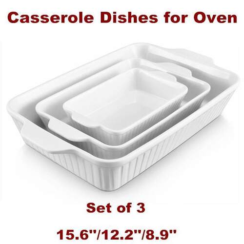 Casserole Dishes for Oven Lasagna Pan Deep Baking Pan