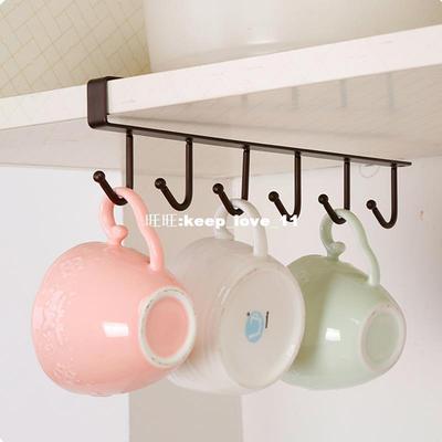 storage rack cupboard hanging hook shelf dish hanger
