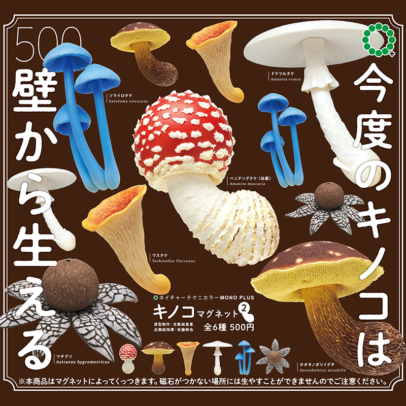 【谷仓】预售 IKIMON 第2弹 蘑菇冰箱贴扭蛋 毒蝇伞菌菇磁