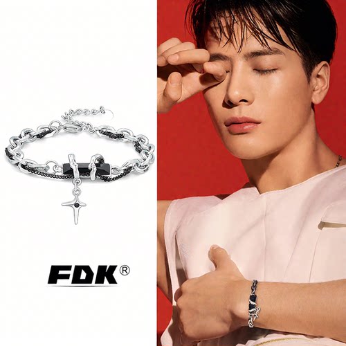 手链男款高级感钛钢不掉色手链