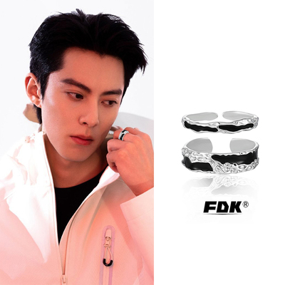 戒指情侣戒指2025新款爆款可调节