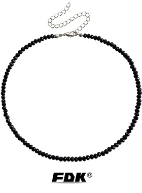 FDK春色寄情人周雨彤庄洁同款黑玛瑙项链女轻奢高级感锁骨链夏