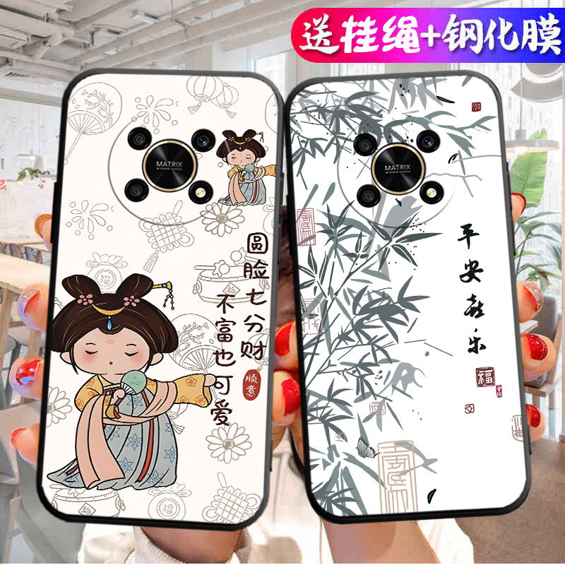 适用荣耀X40GT手机壳个性直边honorX40GT华为保护套5G超薄新款ADT一AN00硅胶TG全包防摔ADTAN叉x4ogt男女外壳