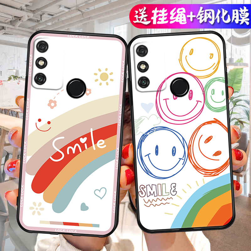 适用 华为MOA-AL00手机壳硅胶畅玩9A外壳6.3寸MOA一AL00保护套防摔m0a软壳潮moaal00全包moa-aloo钢化膜磨砂