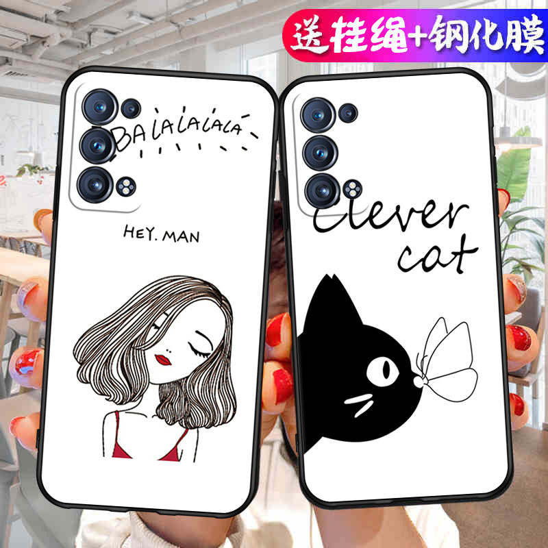 适用oppo新款reno6pro十5g手机壳5g。opporeno6pro十全包镜头防摔0pporeno6pro+软套penm00保护reon6proplus