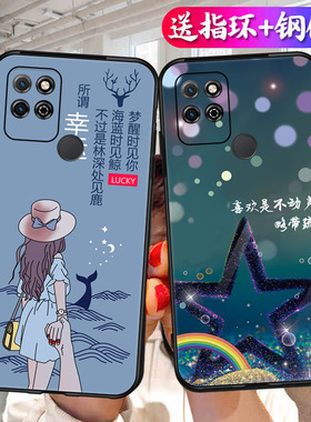 适用荣耀play5T手机壳华为koz-al40磨砂软壳p丨ay5丅男女款KOZ一AL4O保护套pαly5t励志外壳piay5t防摔后壳