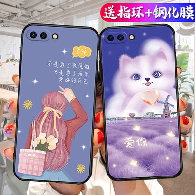 oppoa5手机壳oppoα5女opopa5送钢化膜opoa5耐脏oopoa5卡通a5全包边PBAM00情侣款opppa5保护壳0pp0a5少女款软