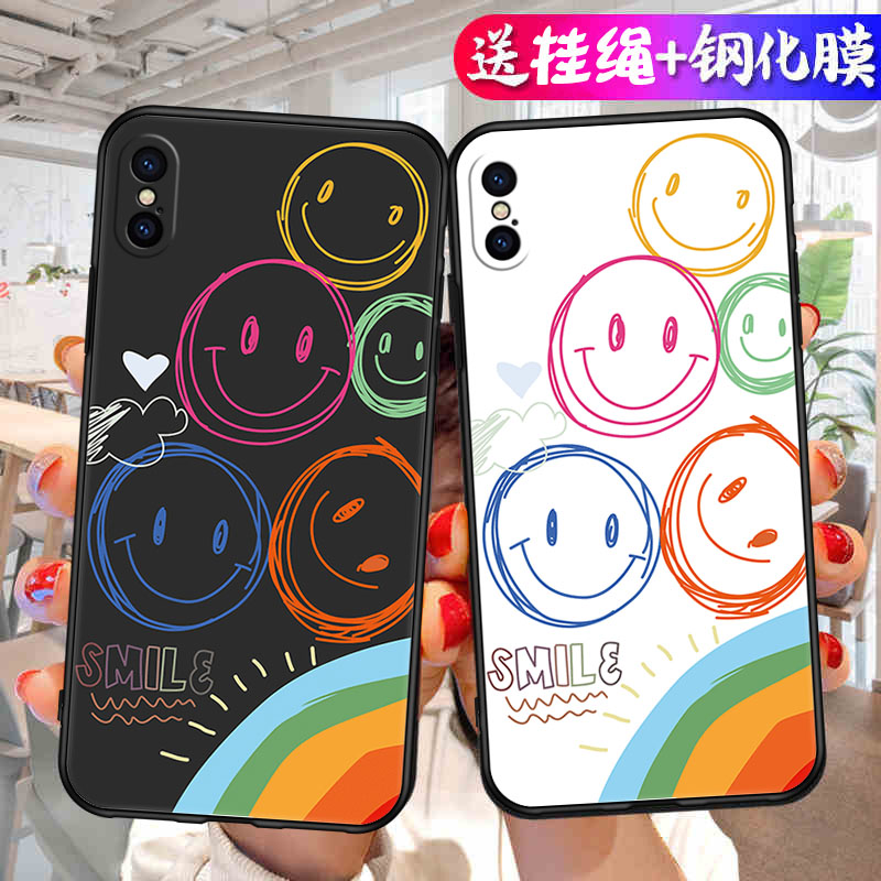 适用iPhone xs max手机壳苹果X专用xmαx新款xsmas套卡通xsamx外壳xsxmax叉xmax女ix男iponex10xmas硅胶ipx