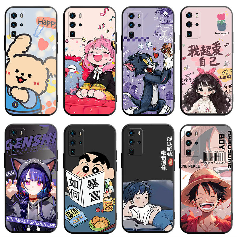 适用于华为p40pro手机壳huaweip40pr0文字华威p40pro可爱huaweip40pro软ELS-ANOO学生P40p情侣p40pro6.58英寸
