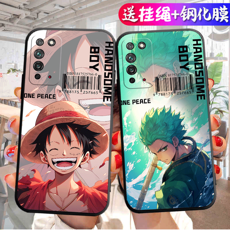 适用华为荣耀X10手机壳卡通磨砂Honor网红TEL一AN00a全包防摔硅胶保护套男TELAN创意新款外壳10X爆款honorx女