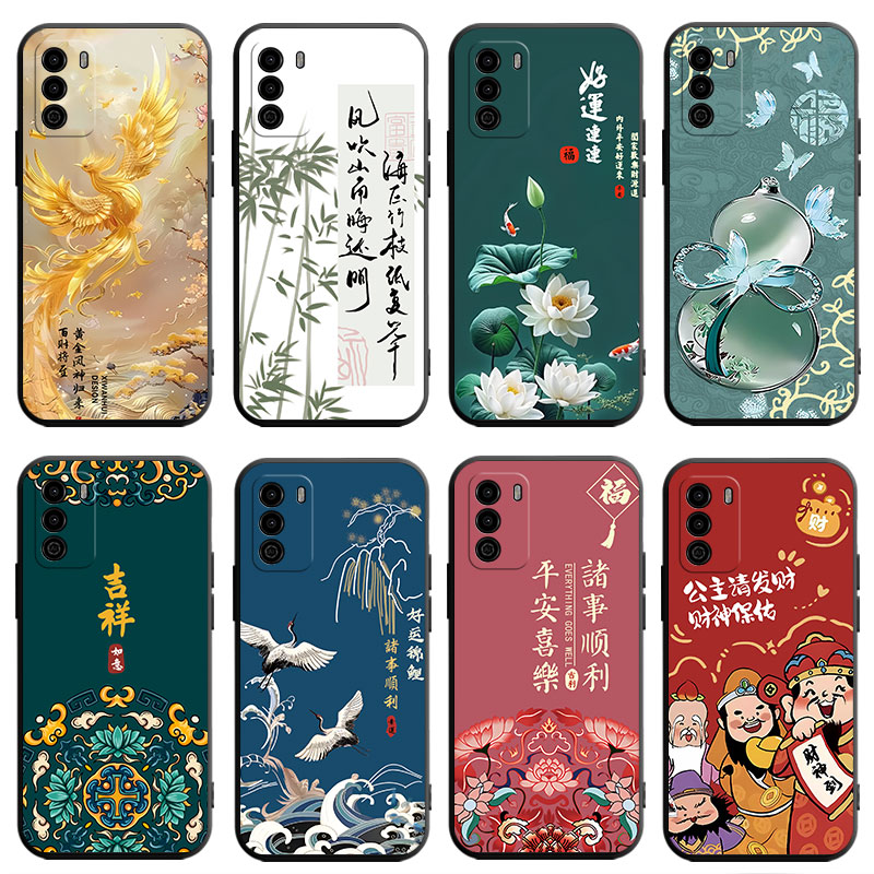 国潮吉祥富贵华为VP003手机壳优畅享30E保护套VP004优畅想30E5G智选新款UMagic优畅亨3OE软硅胶男女送钢化膜