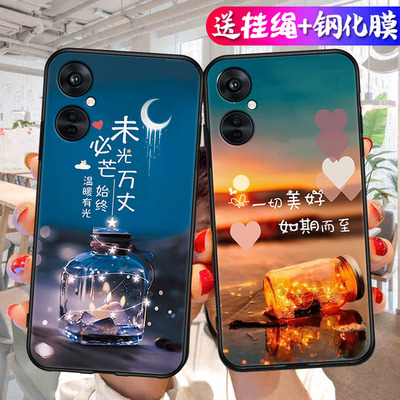 适用oppoK11X手机壳K11X5G新款oppo硅胶PHF110时尚文字OPPOPHF男女全包oppk卡通opρok小清新opk0pp0ppok卡通