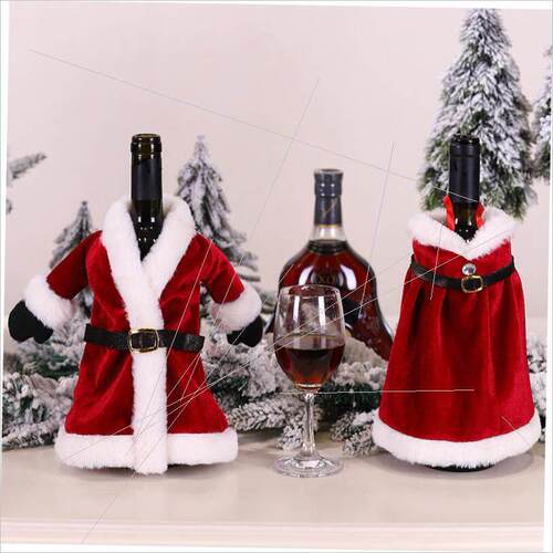 Christmas dress dress wine bottle sle eve wine sleeve