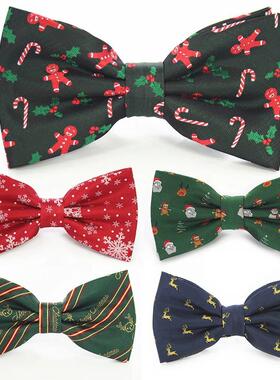 Christmas Bow Ties for Mens Shirt Snowflake Christ
