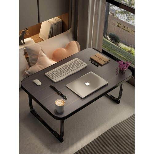 Foldable notebook student dormitory study table bed desk