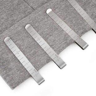 Sewing Clips Measurement Ruler Set of 20 Stainless Steel