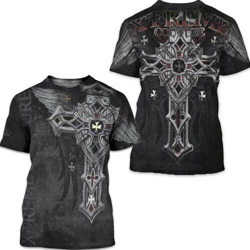 Archaic By Affliction Colisson Men'S T-Shirt 3D Graphic