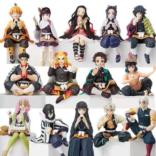 Anime Demon Slayer Action Figures Tanjirou Nezuko Zenitsu To