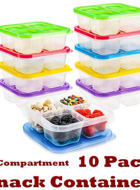 Snack Containers Food Storage Meal Prep Bento Lunch Boxes