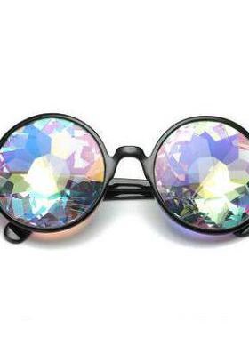 Fun Kaleidoscope glasses Dream sunglasses Mosaic glasses par