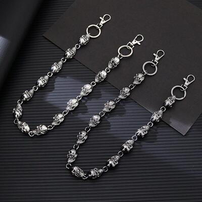 Metal skull jeans chain hip-hop 金属骷髅头牛仔裤链嘻哈