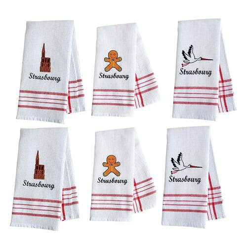 3 Pack Christmas Kitchen towel 耶诞厨房抹布擦手巾40*60cm
