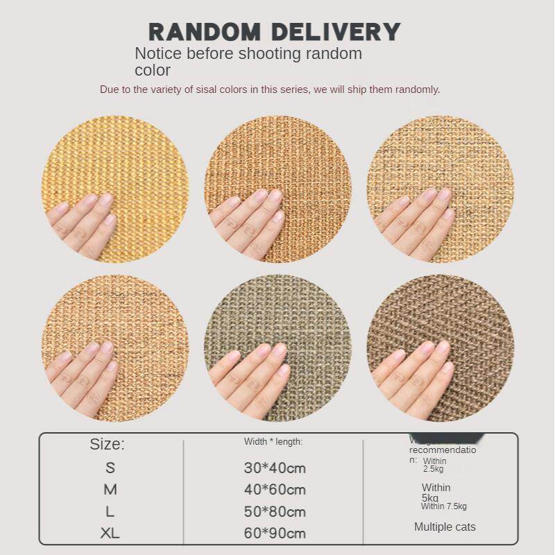 Scratcher Sisal Mat Board Cat Scratch for Sharpen Nails Scra