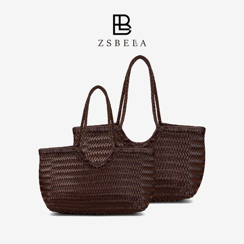 zsbella手工 高端手工牛皮编织包！