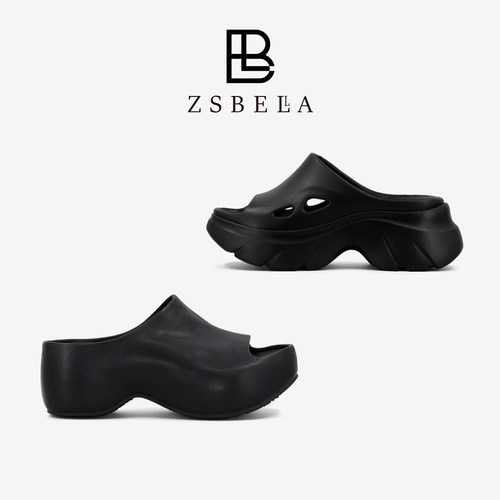 ZSBELLA赛斯贝拉高跟运动拖鞋·顶配版7cm