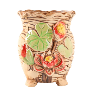 多肉花盆特价老庄陶瓷大号清仓肉肉植物大口径粗陶复古盆透气包邮