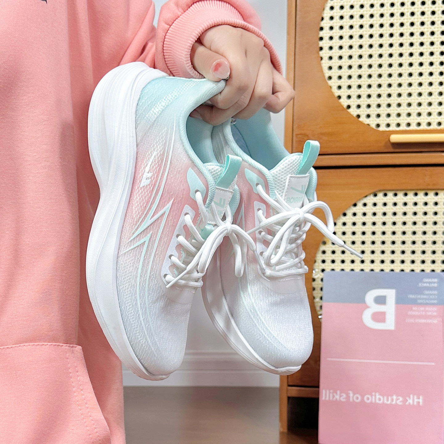 回力运动鞋女款2026新款春夏软底透气军训鞋子韩版百搭学生跑步鞋