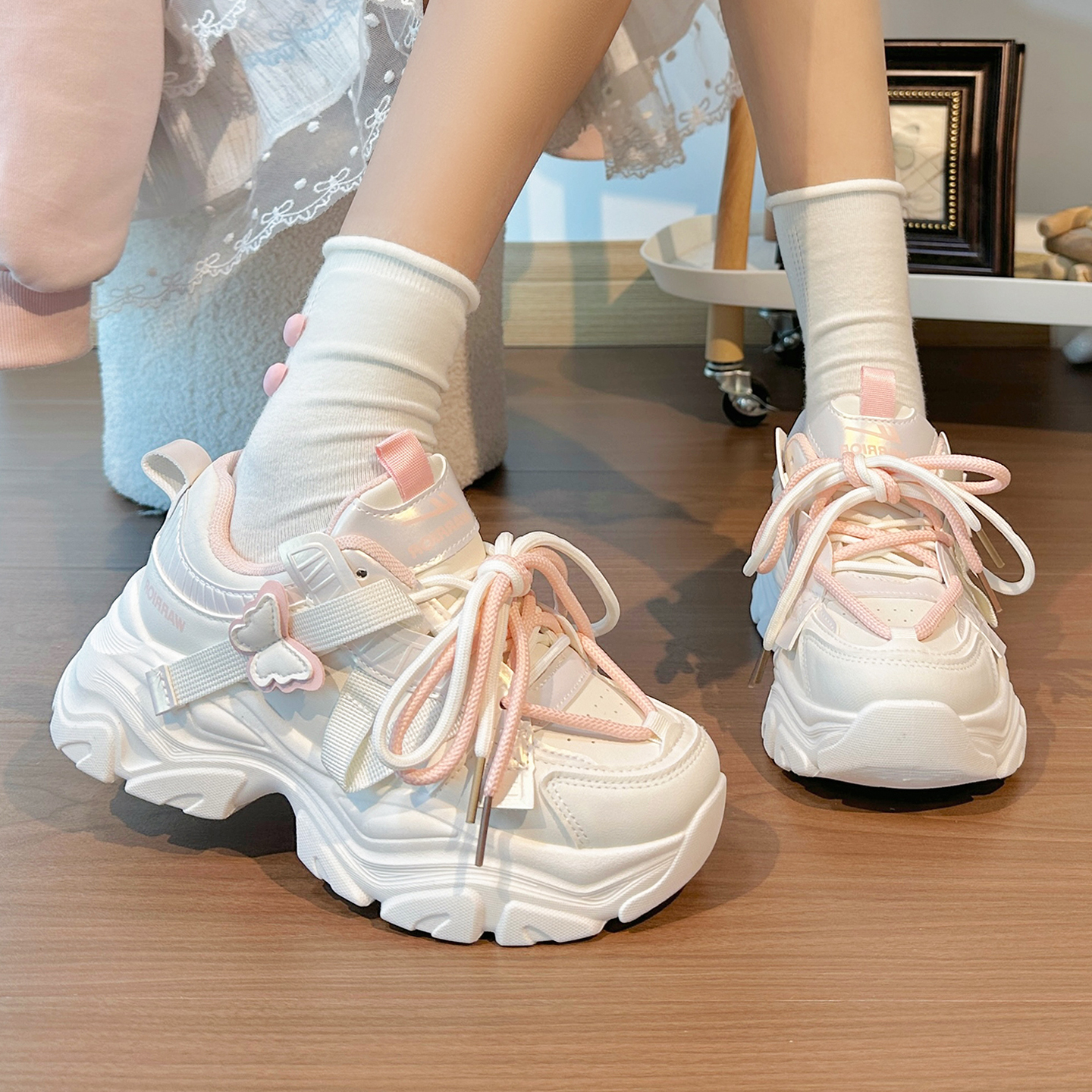 回力原创蝴蝶运动鞋女2025秋季