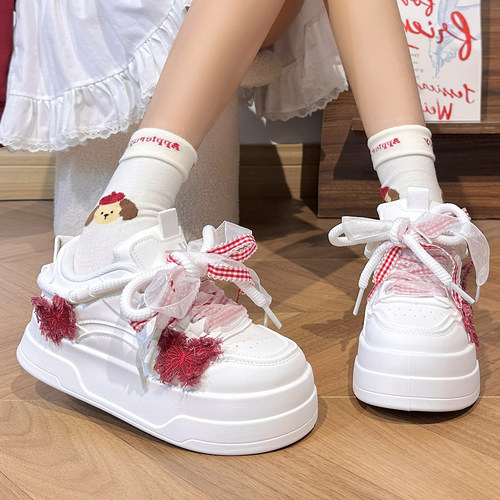 回力蝴蝶小白鞋女春季新款