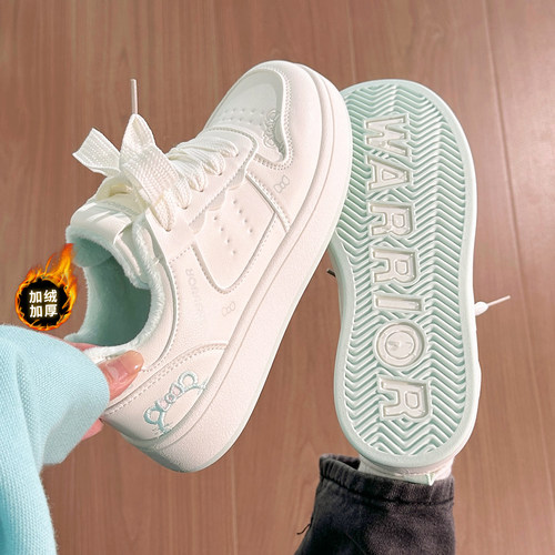 回力kt猫加绒小白鞋女2025秋冬